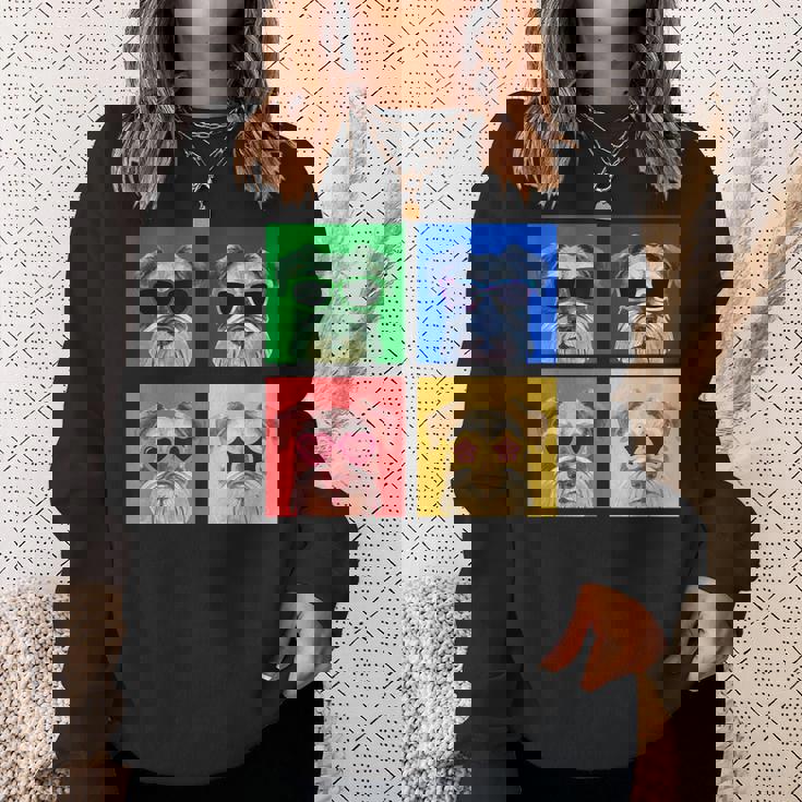 シュナウザー 面白いtシャツ 犬 かわいい メンズ 子供 おもしろ 服 雑貨 グッズ ネタ わんこ イヌ スウェットシャツ 彼女への贈り物