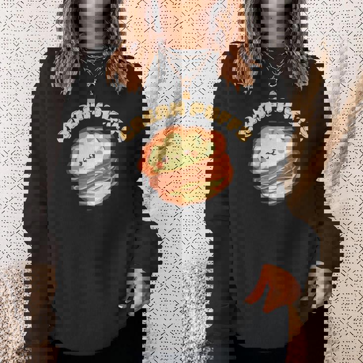 シュークリーム ペストリー デザート好き スウェットシャツ 彼女への贈り物