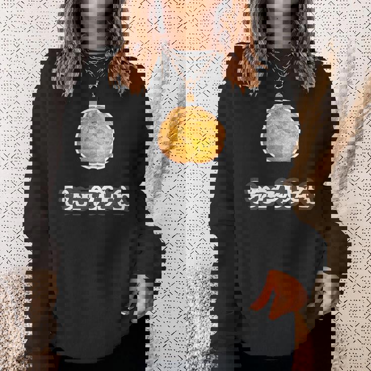 シュークリーム『スイーツ ポップ』お菓子 写真 おやつ 面白い かわいい スウェットシャツ 彼女への贈り物