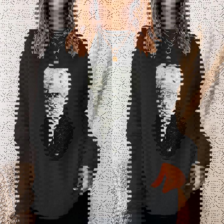 ショーペンハウアー実存主義哲学 スウェットシャツ 彼女への贈り物