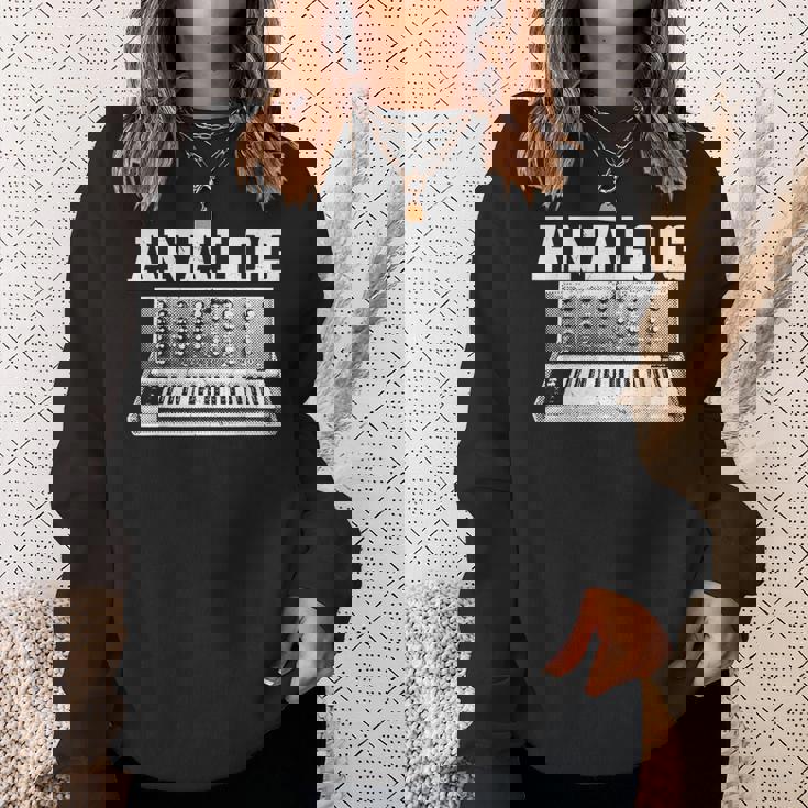 シンセサイザー キーボード シンセ ミュージシャン スウェットシャツ 彼女への贈り物