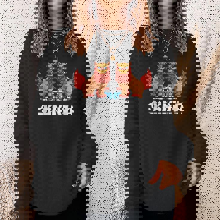 シーサー犬沖縄 スウェットシャツ 彼女への贈り物