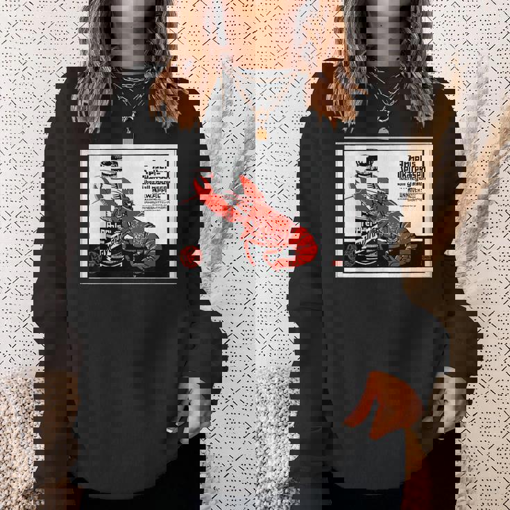 シーフード 1879 ドイツ ロブスター ザリガニ 甲殻類 レトロ スウェットシャツ 彼女への贈り物