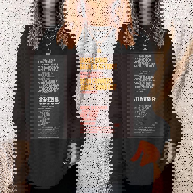 ジェームズ・ボンド 007 ゴールドフィンガー スウェットシャツ 彼女への贈り物