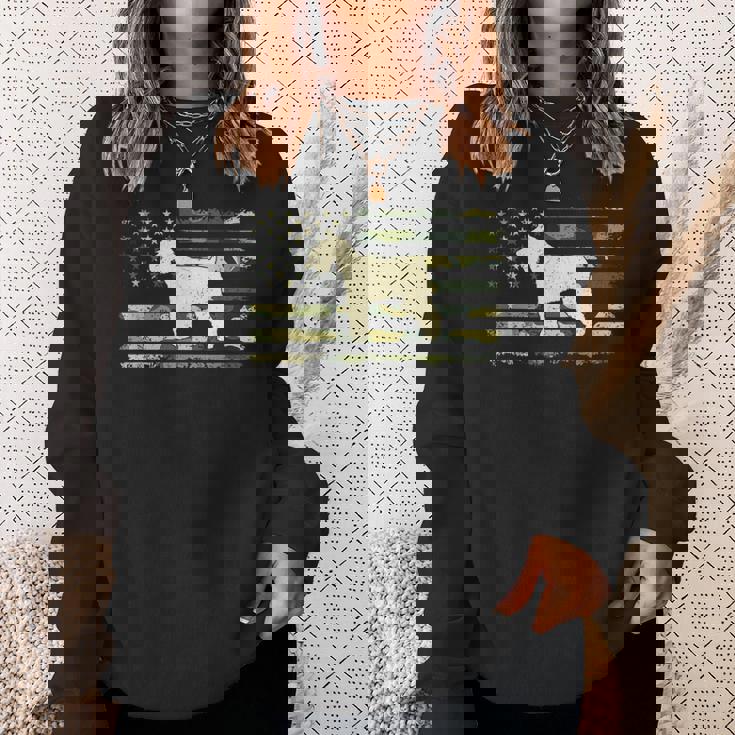 ジャイアントシュナウザーシャツ 迷彩シャツ アメリカ国旗 スウェットシャツ 彼女への贈り物