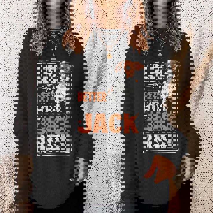 ジャック・ラッセル・テリア 犬所有者へのギフト スウェットシャツ 彼女への贈り物