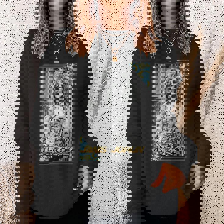 ジャニスジョプリン_002 スウェットシャツ 彼女への贈り物