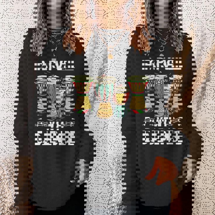 ジャンベ・マンディンカと相性がいいアフリカンミュージックジャンベ スウェットシャツ 彼女への贈り物