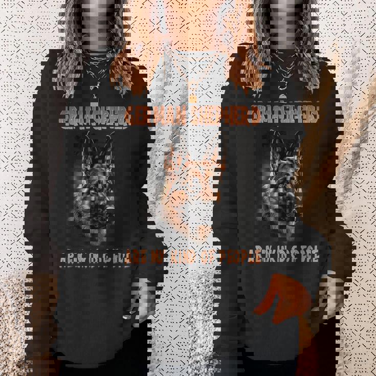 ジャーマンシェパードは私の好みのタイプ オーナー ジャーマンシェパード スウェットシャツ 彼女への贈り物