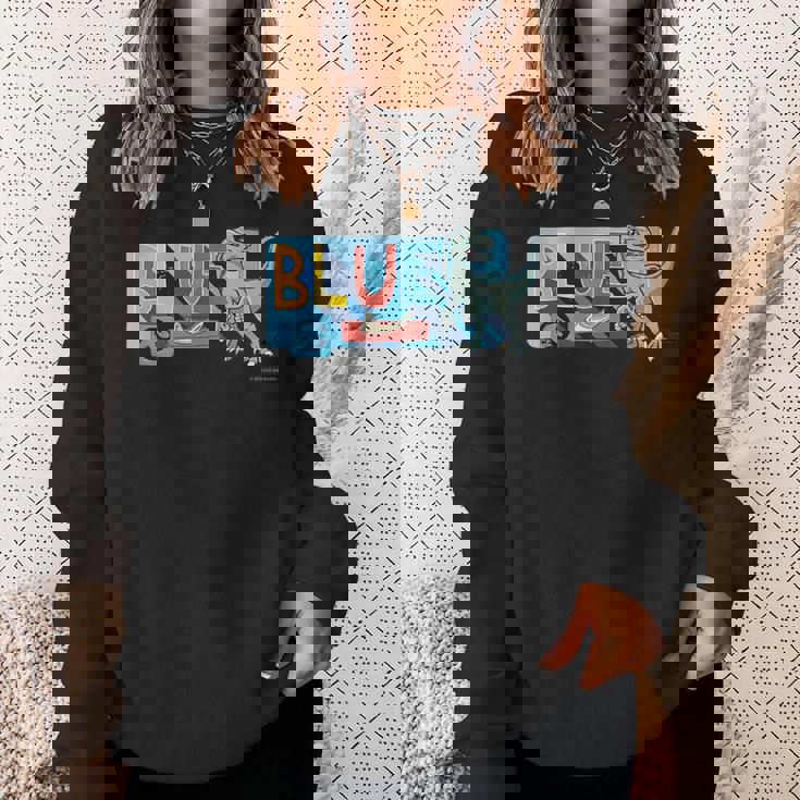 ジュラシック・ワールド Blue Cute Illustlation スウェットシャツ 彼女への贈り物