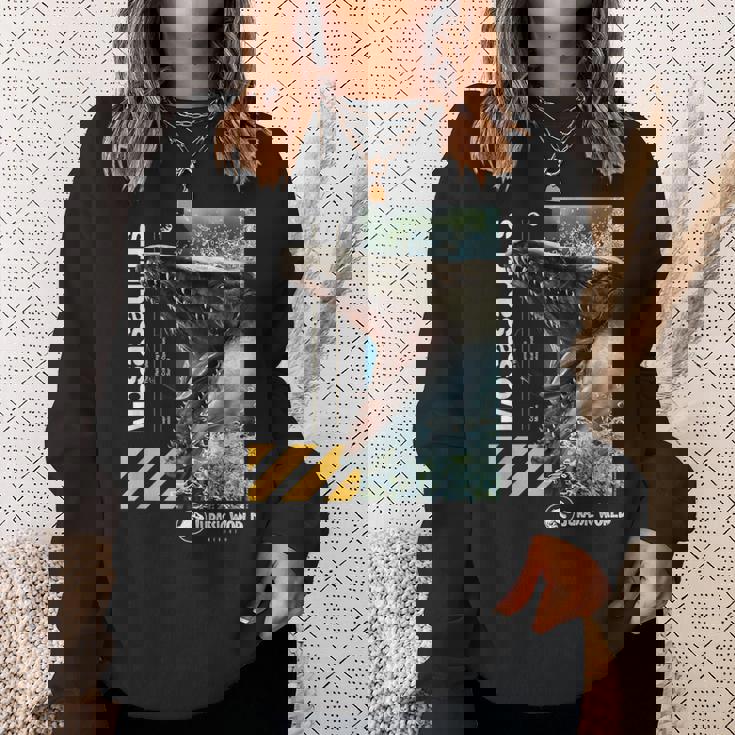 ジュラシック・ワールド再生モササウルス スウェットシャツ 彼女への贈り物