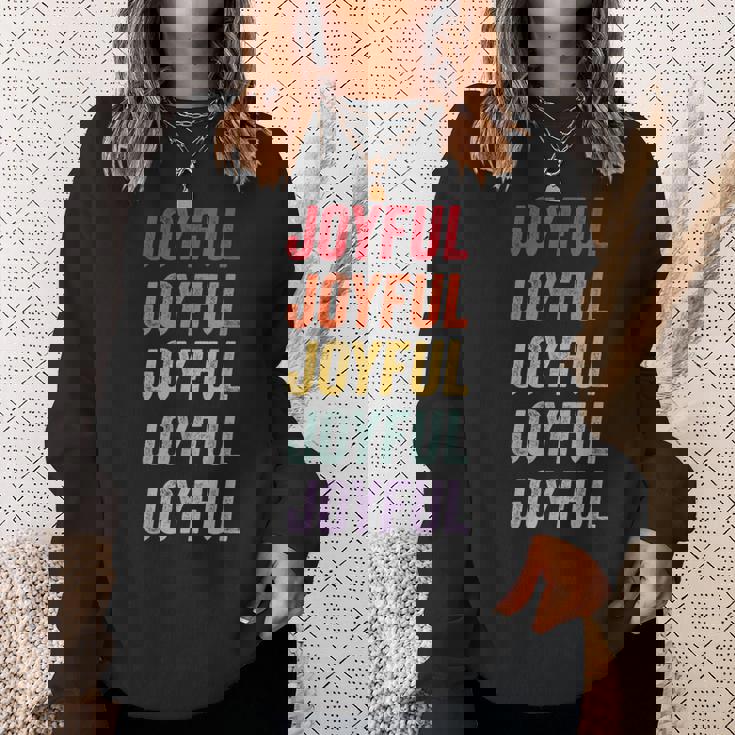 ジョイフル スウェットシャツ 彼女への贈り物