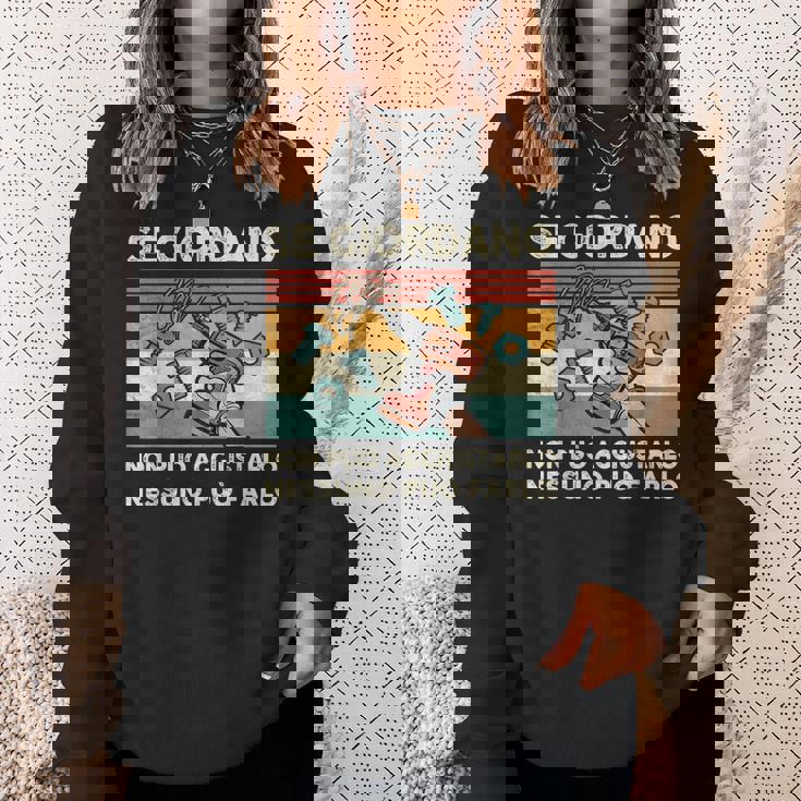 ジョルダーノが修正できない場合、誰もできないのです。 スウェットシャツ 彼女への贈り物