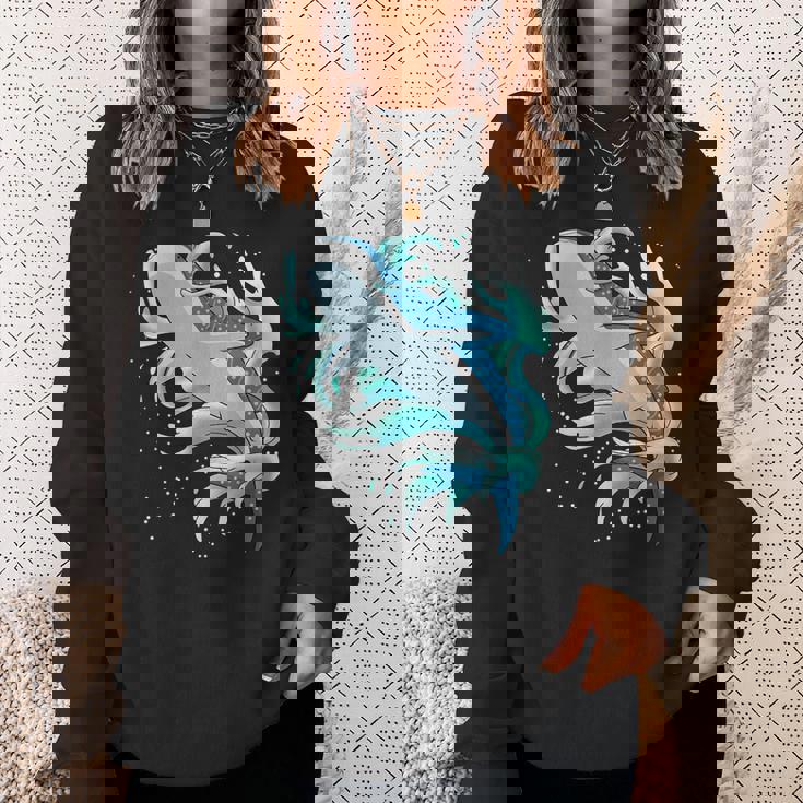 ジンベイザメシャツボーイズジンベイザメギフトガールズスキューバダイビング スウェットシャツ 彼女への贈り物