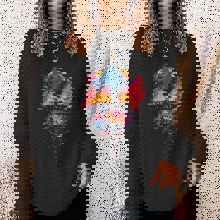 スカル スウェットシャツ 彼女への贈り物