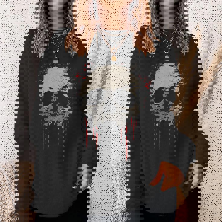 スカルのみのグラフィック。 スウェットシャツ 彼女への贈り物