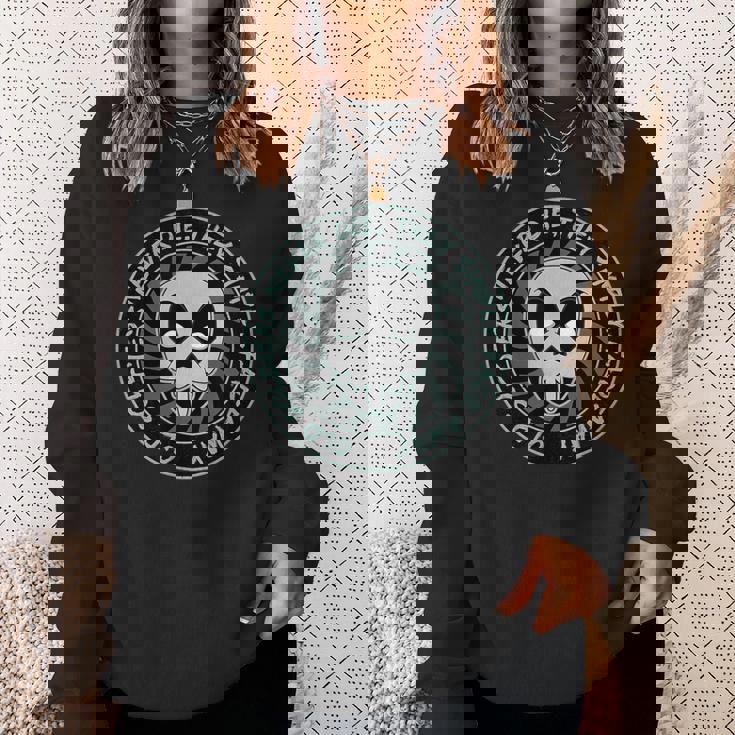 スカル・アンド・デス 老兵は死なず、ただ消え去るのみ スウェットシャツ 彼女への贈り物