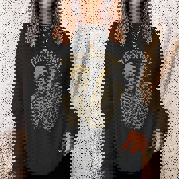 スケルトン チューバ スキニー スウェットシャツ 彼女への贈り物