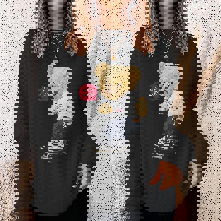 スケートボーダー クマ スウェットシャツ 彼女への贈り物