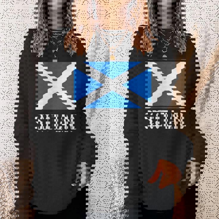 スコットランド国旗シャツ スコットランドサッカーシャツ 誇り高きスコッツマン スウェットシャツ 彼女への贈り物