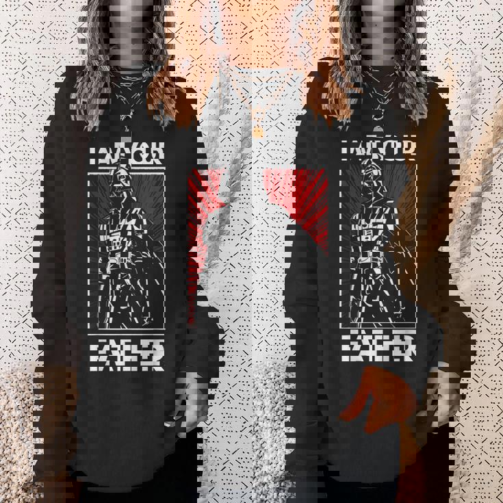 スターウォーズ クラシック 父の日 I Am Your Father 胸ポスター スウェットシャツ 彼女への贈り物