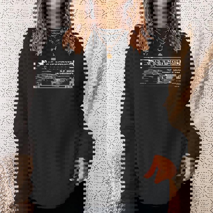 スタートレック Uss エンタープライズ D 公式ライセンス商品。 スウェットシャツ 彼女への贈り物