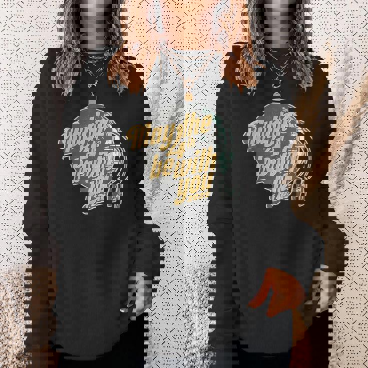 スター・ウォーズの日 May The 4Th Be With You 2025 デス・スター レトロ スウェットシャツ 彼女への贈り物