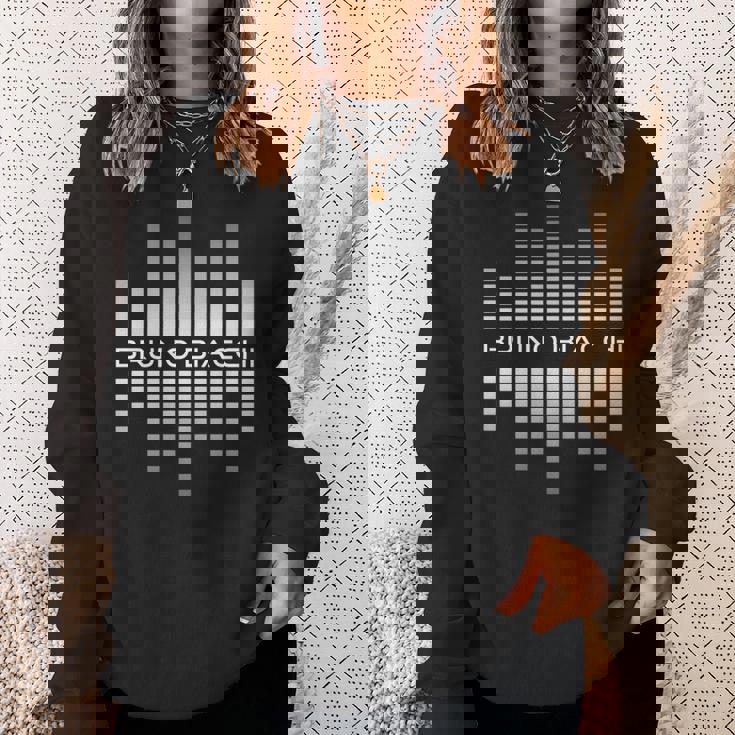 ストリートウェアシャツ黒と白のグラフィック美学 長袖tシャツ スウェットシャツ 彼女への贈り物