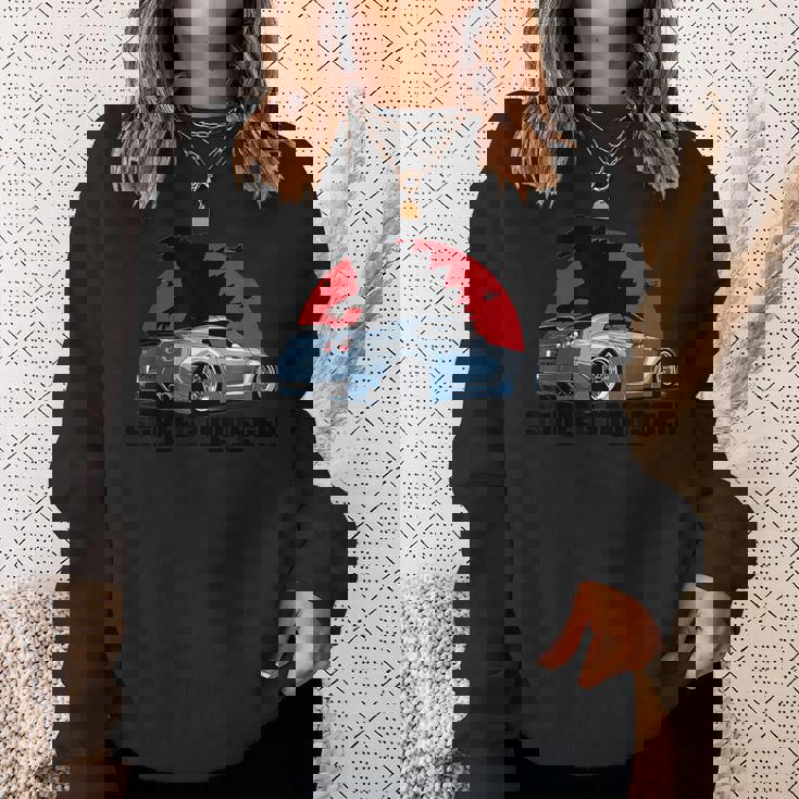 ストリートモンスター、日本の自動車レーシングモータースポーツ スウェットシャツ 彼女への贈り物