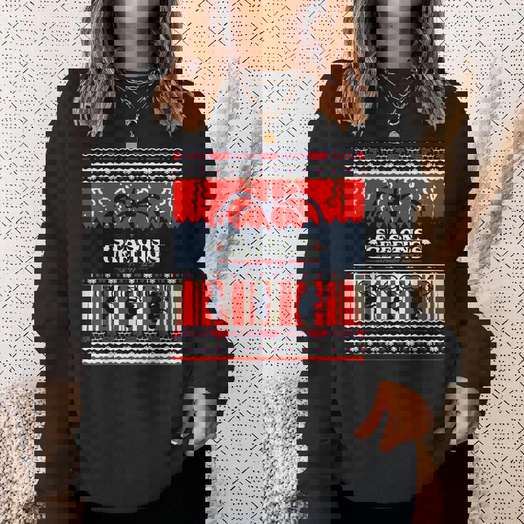 ストレンジャー・シングス Xmas Mind Flayer 逆さまファン記念品 スウェットシャツ 彼女への贈り物