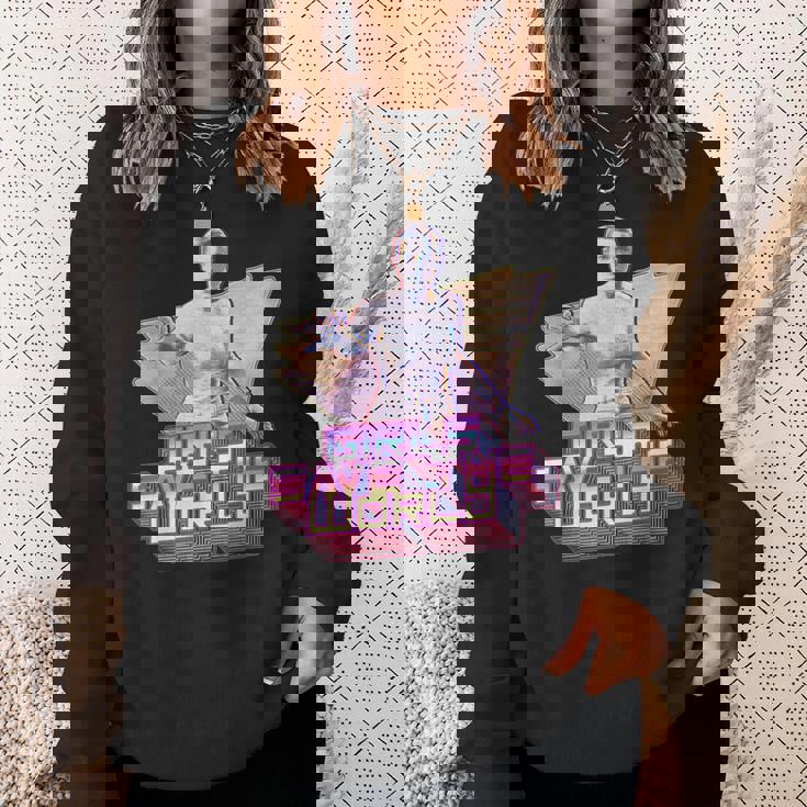 ストレンジャー・シングス イレブン シンセウェーブ ガールズ セーブ ワールド レトロ 80年代 スウェットシャツ 彼女への贈り物