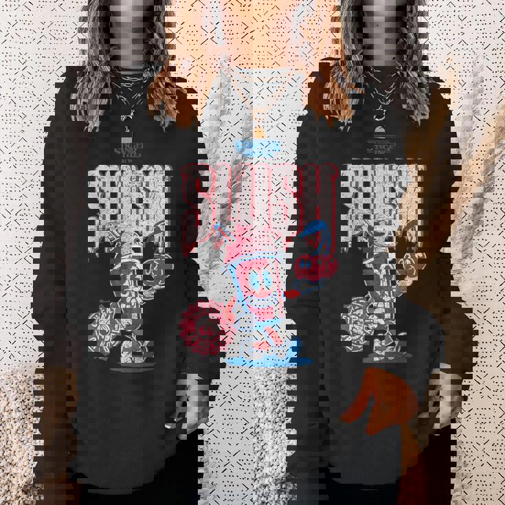 ストレンジャー・シングス スクープ アホイ プロモ スラッシュ チェリー ヴィンテージ 80年代 スウェットシャツ 彼女への贈り物