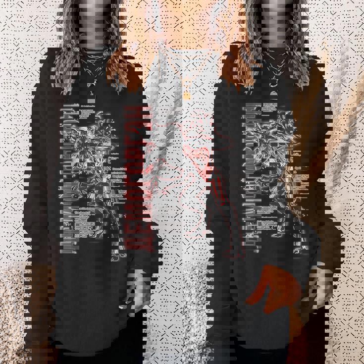 ストレンジャー・シングス デモゴルゴン プロフィール 解剖学 ファン記念品 スウェットシャツ 彼女への贈り物