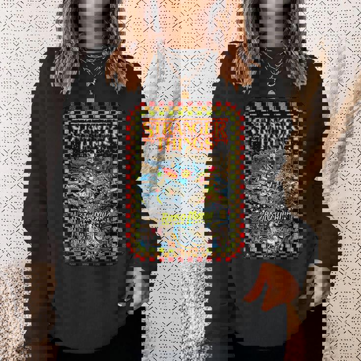 ストレンジャー・シングス プロモ コミック イレブン リンク O マニア レトロ 80年代 スウェットシャツ 彼女への贈り物