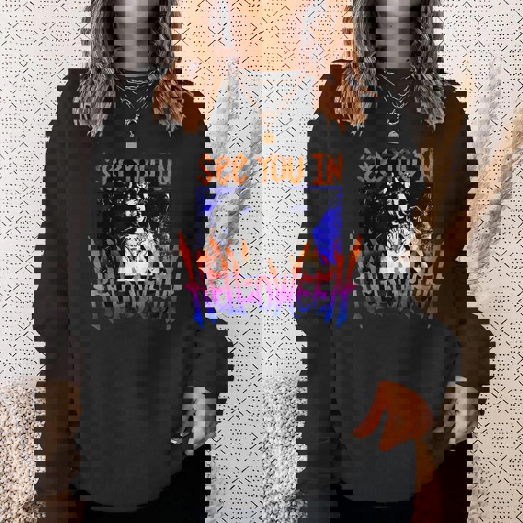 ストレンジャー・シングス ヘルファイア クラブ ハロウィン ロックンロール 楽しいパーティー スウェットシャツ 彼女への贈り物