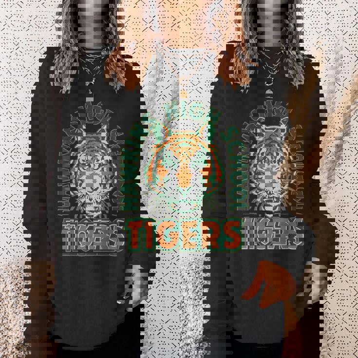 ストレンジャー・シングス ホーキンス・ハイ・タイガース 凝視ファン記念品 スウェットシャツ 彼女への贈り物