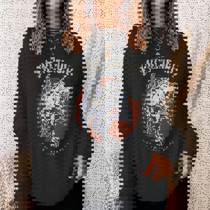 スピノサウルス 白亜時代の生き物 恐竜ファン向け スウェットシャツ 彼女への贈り物