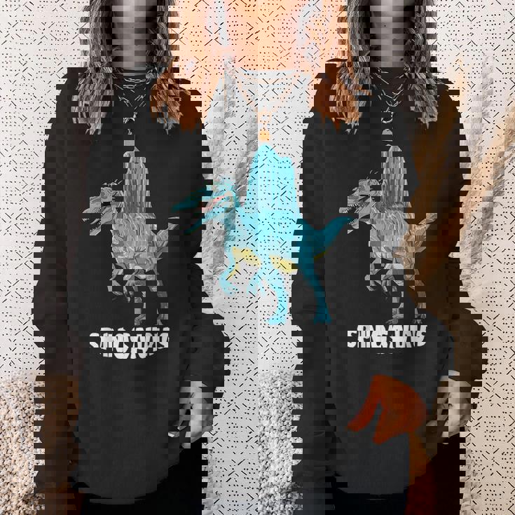 スピノサウルスの恐竜デザイン。 スウェットシャツ 彼女への贈り物