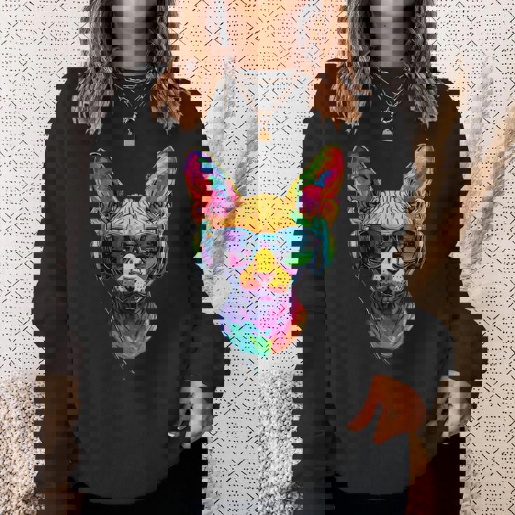 スフィンクス猫スフィンクス猫カナダ猫スウィートスフィンクス猫 スウェットシャツ 彼女への贈り物