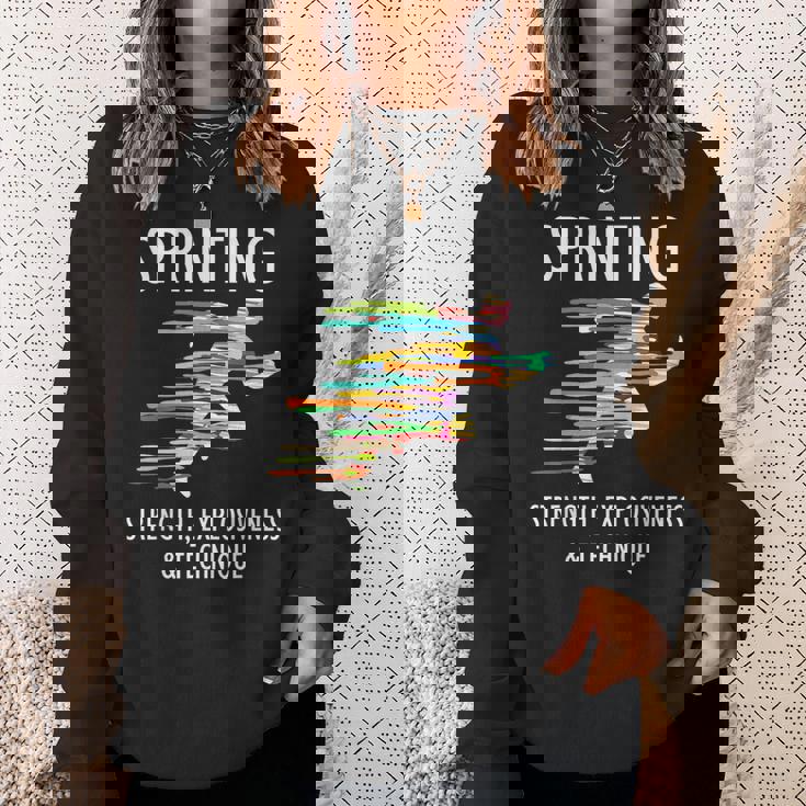 スプリント 短距離 趣味 陸上競技 スキルアップ スウェットシャツ 彼女への贈り物