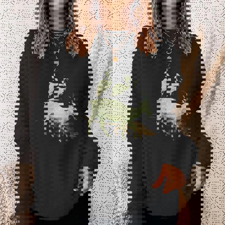 スプーンビルズとヤギの庭 地上の喜びの庭 スウェットシャツ 彼女への贈り物