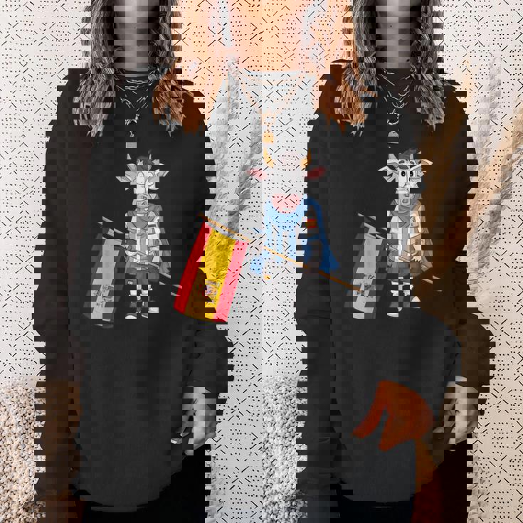 スペイン牛のファン スウェットシャツ 彼女への贈り物