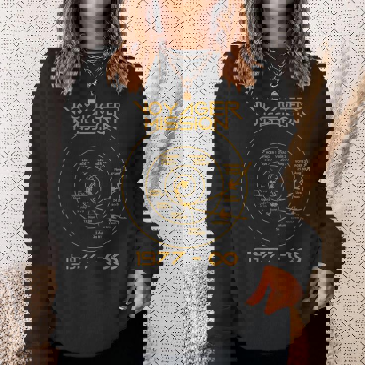 スペースボイジャー 1 2プローブ 宇宙探査軌跡 スウェットシャツ 彼女への贈り物