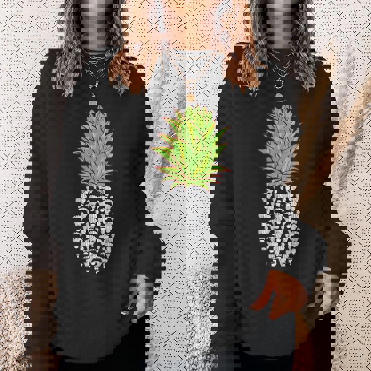 スポーツシャツ 面白いパイナップルデザイン ヴィンテージ バドミントン スウェットシャツ 彼女への贈り物