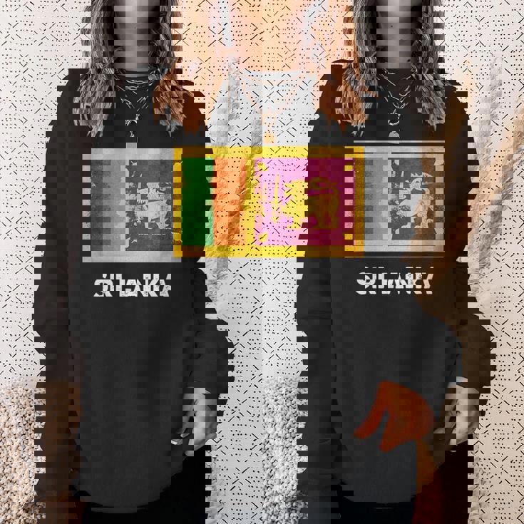 スリランカ国旗tシャツ スウェットシャツ 彼女への贈り物