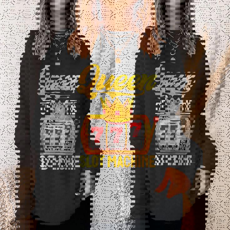 スロットマシン ジャックポット 777 Handpay Lucky Gambling Casino スウェットシャツ 彼女への贈り物