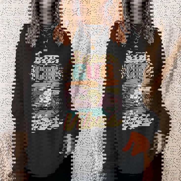 スーパーカブ C100 原付バイク ヴィンテージ バイブ レトロジャパン スウェットシャツ 彼女への贈り物