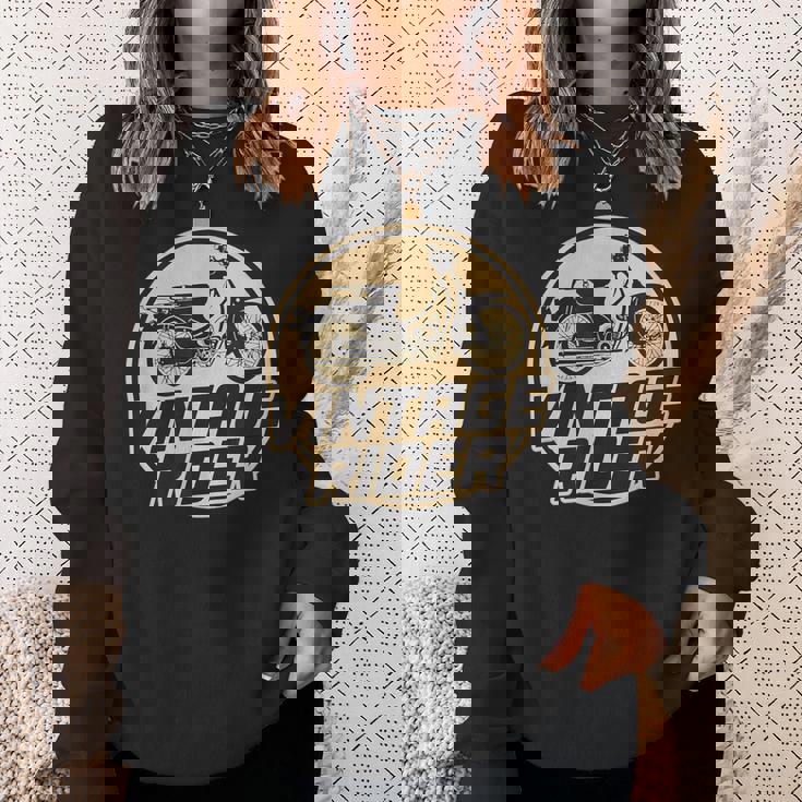 スーパーカブ C100 原付バイク ヴィンテージ ライダー レトロジャパン スウェットシャツ 彼女への贈り物