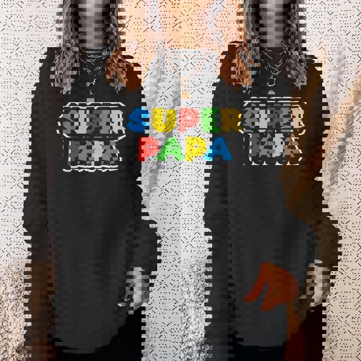 スーパーパパ 誕生日プレゼント 父親ギフト 最高のお父さん スウェットシャツ 彼女への贈り物