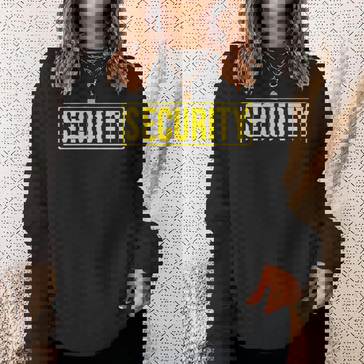 セキュリティ イベント スタッフ紛失防止ガード 保護 スウェットシャツ 彼女への贈り物